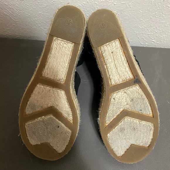 Black Marc Fisher Adalyn Espadrille Wedge - Picture 4 of 4